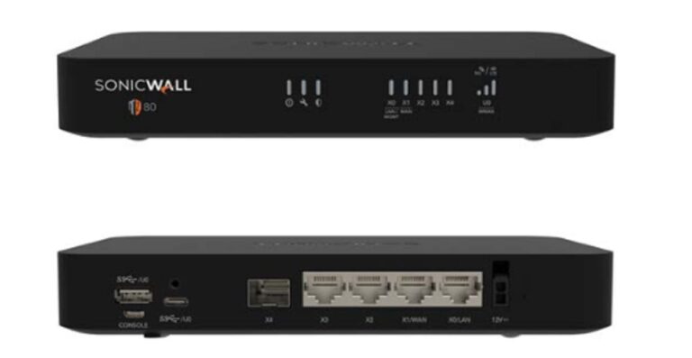 SonicWall presents its TZ80 firewall for remote offices
