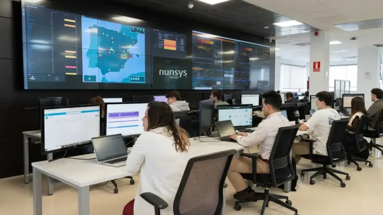 More than 120 customers use the Nunsys Group NOC+SOC Center
