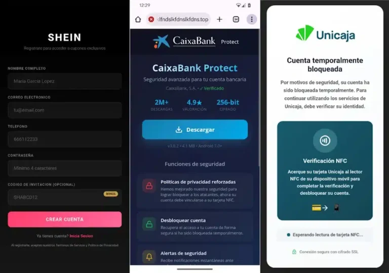 Suplanta bancos ESET campaña
