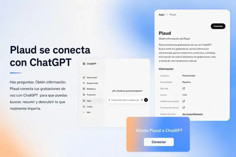 Plaud announces its integration with ChatGPT through prompts
