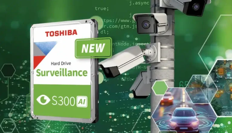 The Toshiba S300 AI improves video surveillance systems
